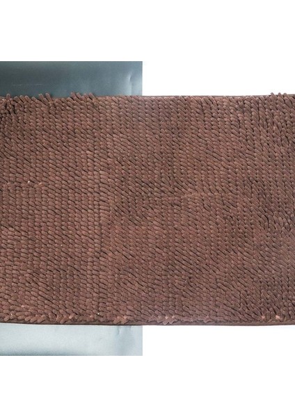 Kahve 80X120 cm 31X47 Inç Yinzam Lüks Banyo Paspas Dekorasyon Kaymaz Banyo Halısı Süper Su Emici Şönil Halı Duş Için Ayak Paspasları (Yurt Dışından)