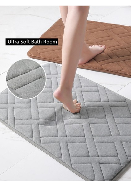 Sling Kahve 45X75 cm Inyahome Banyo Bellek Köpük Zemin Banyo Paspas Kaymaz ve Emici Rahat Kalın Banyo Halısı Halı Mutfak Için Koşucu Nane (Yurt Dışından) modelleri
