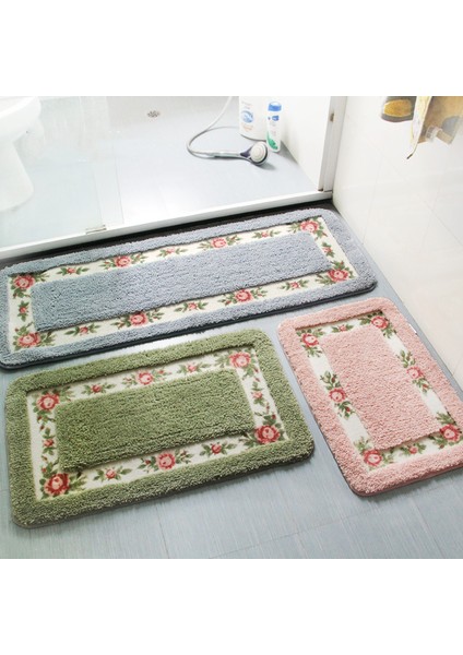 Altın 60X100 cm Pastoral Tarzı Banyo Paspas Banyo Mutfak Çoklu Boyutlarda Halı Seti Kaymaz Paspas Duş Odası Tuvalet Halıları Zemin Alanı Pedi (Yurt Dışından) fiyatları