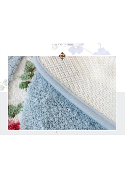Altın 60X100 cm Pastoral Tarzı Banyo Paspas Banyo Mutfak Çoklu Boyutlarda Halı Seti Kaymaz Paspas Duş Odası Tuvalet Halıları Zemin Alanı Pedi (Yurt Dışından) indirimleri