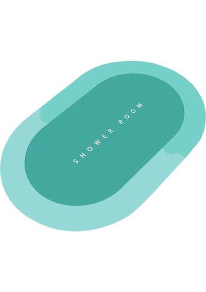 1 Adet B-1-Yeşil 40CMX60CM Ev Mat Mercan Polar Halı Su Emme Kaymaz Bellek Köpük Emici Yıkanabilir Halı Tuvalet Zemin Mat Banyo Halı Seti (Yurt Dışından)