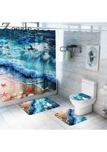 Duş PERDESI-291 Resim Olarak Göster Su Geçirmez Duş Perdesi ile Banyo Halı Seti Banyo Dekorasyonu Banyo Paspasları Seti Banyo Halısı Kilimler Tuvalet Mat Ayak Mat (Yurt Dışından) fiyatları