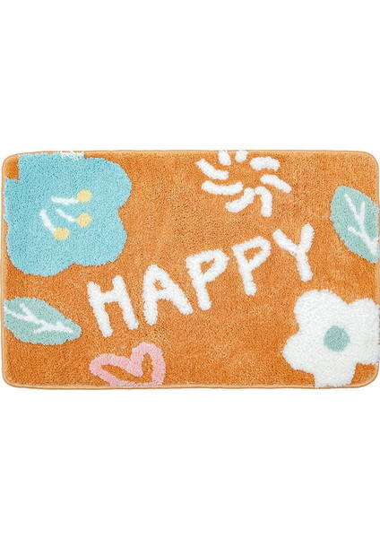 017 400MMX600MM Pastoral Stil Banyo Paspas Çok Boyutlu Banyo Mutfak Halı Seti Kaymaz Paspas Duş Odası Tuvalet Halıları Zemin Alanı Dekor Pedi (Yurt Dışından) fırsatları