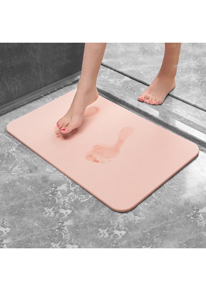 Yeşil 35X45X0.9CM Diatomit Mat Diatomlu Toprak Banyo Paspas Süper Emici Kaymaz Çabuk Kuruyan Banyo Duş Halısı Kapı Ev Kat Mat Banyo Paspası (Yurt Dışından) indirimleri