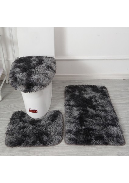 Stil 1 30 Stilleri 3 Adet Peluş Tuvalet Kapak Mat Seti Kaymaz Anti-Statik Yumuşak Banyo Duş Halıları Aşınmaya Dayanıklı Zemin Halıları (Yurt Dışından) fiyatları