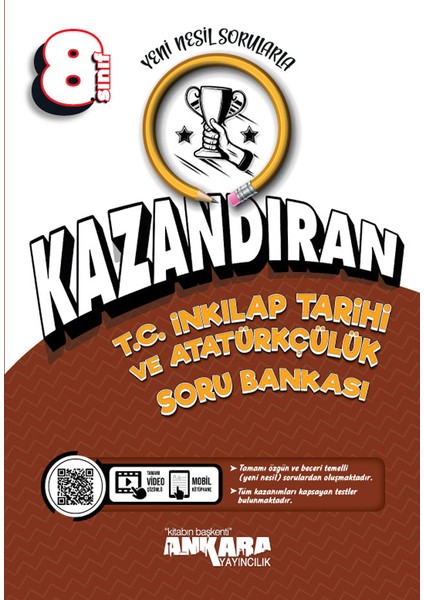 2024 Güncel 8.Sınıf Inkılap Tarihi ve Atatürkçülük Kazandıran Soru Bankası Nesil modelleri