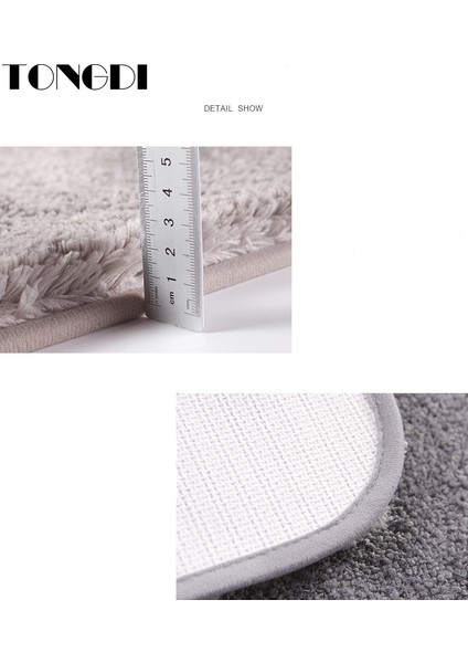50X80 cm Tongdı Banyo Halı Paspas Yumuşak Duş Fannelette Mikrofiber Kaymaz Halı Dekorasyon Ev Yaşam Mutfak Odası Salonu (Yurt Dışından) indirimleri