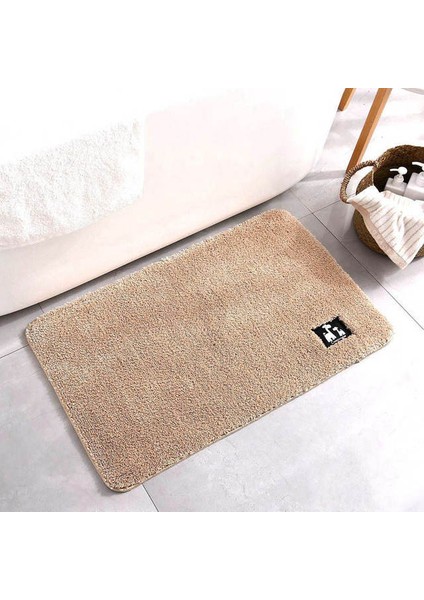 Zürafa Bej 60X90 cm Mikrofiber Banyo Paspas Süper Emici Banyo Halıları Kilim Küvet Zemin Mat Paspas Duş Odası Tuvalet Banyo Paspas 4 Boyutu (Yurt Dışından)