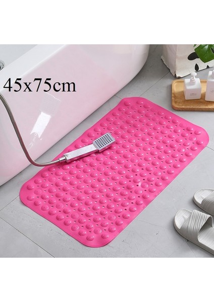 Masaj Tipi Homaxy Pvc Su Geçirmez Ayak Mat Yumuşak Kaymaz Banyo Paspas Vantuzlu Paspas Duş Odası Mutfak Küvet Halı (Yurt Dışından)