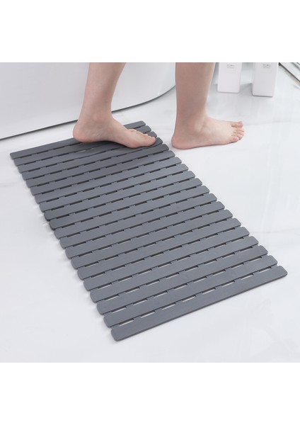 Masaj Tipi Homaxy Pvc Su Geçirmez Ayak Mat Yumuşak Kaymaz Banyo Paspas Vantuzlu Paspas Duş Odası Mutfak Küvet Halı (Yurt Dışından)