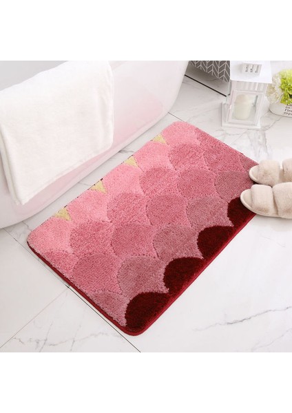 Banyo Paspasları-Bulut 40X60CM Banyo Paspas Emici Zemin Mat Küvet Kaymaz Halı Mutfak Banyo Giriş Paspası Için Mikrofiber Halı Zemin Için Paspas (Yurt Dışından)