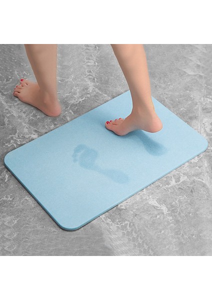 Gri 300 mm x 400 mm Kaymaz Banyo Paspas 30*40 cm Diatomit Toprak Banyo Paspas Kurutma Hızlı Emici Mat Kolay Temizlenebilir Çocuklar Için Yaşlı Banyo Halısı (Yurt Dışından) indirimleri