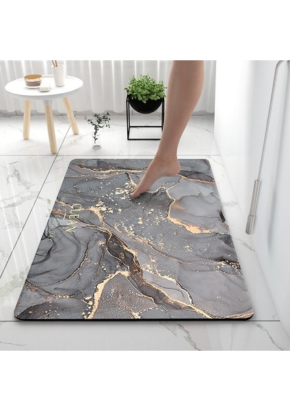 Stil 9 40X60CM Banyo Halıları Yumuşak Diyatomlu Toprak Zemin Mat Süper Emici Tuvalet Halı Kapı Ayak Paspasları Banyo Kaymaz Kauçuk Duş Halı Pedi (Yurt Dışından) fiyatları