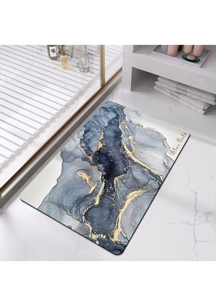 Stil 9 40X60CM Banyo Halıları Yumuşak Diyatomlu Toprak Zemin Mat Süper Emici Tuvalet Halı Kapı Ayak Paspasları Banyo Kaymaz Kauçuk Duş Halı Pedi (Yurt Dışından) indirimleri