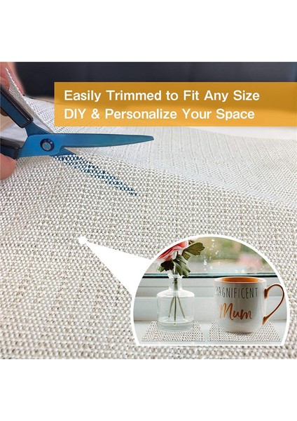 Siyah 30X50CM Pvc Antiskid Net Kumaş Kesebilir Köpük Silikon Kaymaz Mat Halı Kanepe Araba Ayak Pedi Kaymaz Köpük Alt Kumaş Siyah ve Beyaz (Yurt Dışından) indirimleri