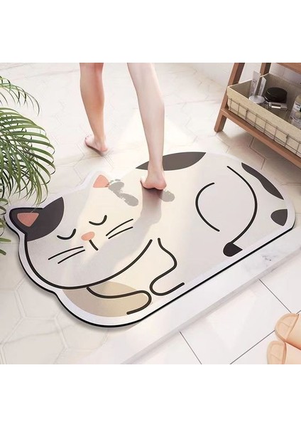 A11 60-90 cm Kaymaz Banyo Paspas Emici Mat Paspas Emici Halılar Banyoda Giriş Paspasları Balkon Sundurma Zemin Alanı Halı Paspas (Yurt Dışından)