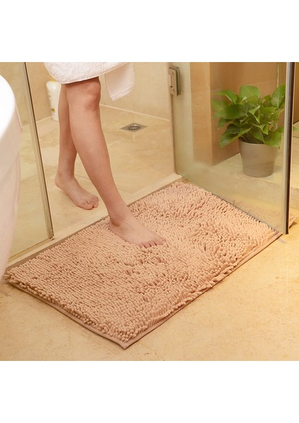 L 60X90 cm Tongdı Banyo Halı Paspas Yumuşak Duş Mikrofiber Şönil Anti-Atlama Sop Halı Dekorasyon Ev Banyo Oturma Mutfak Odası (Yurt Dışından)