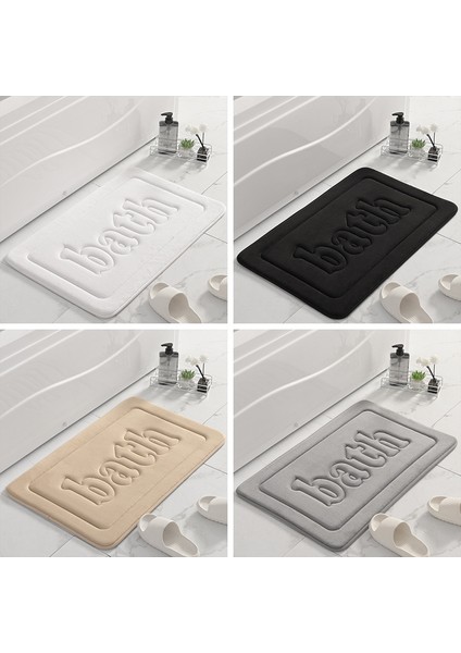 Banyo Siyah 50X80CM Inyahome Battaniyeler Banyo Paspasları Banyo Için Halılar Su Emici Zemin Kapalı Kapı Mat Açık Mutfak Halısı Duş Halısı Beyaz (Yurt Dışından) fiyatları