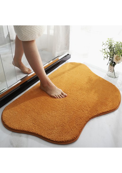 Haki 40X60 cm Yüksek Saç Banyo Tuvalet Kapı Emici Zemin Mat Halı Yatak Odası Kaymaz Ayak Pedi Banyo Halısı Banyo Paspas Mutfak Mat (Yurt Dışından) fırsatları