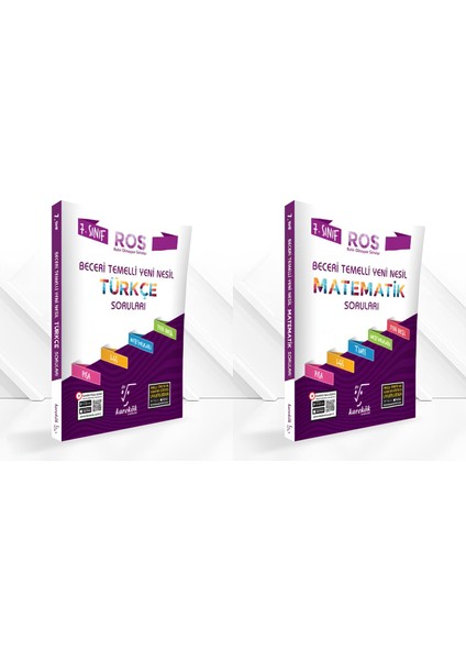 7. Sınıf Türkçe-Matematik Beceri Temelli Yeni Nesil (Ros) Seti