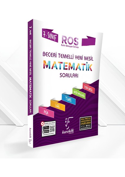 7. Sınıf Türkçe-Matematik Beceri Temelli Yeni Nesil (Ros) Seti