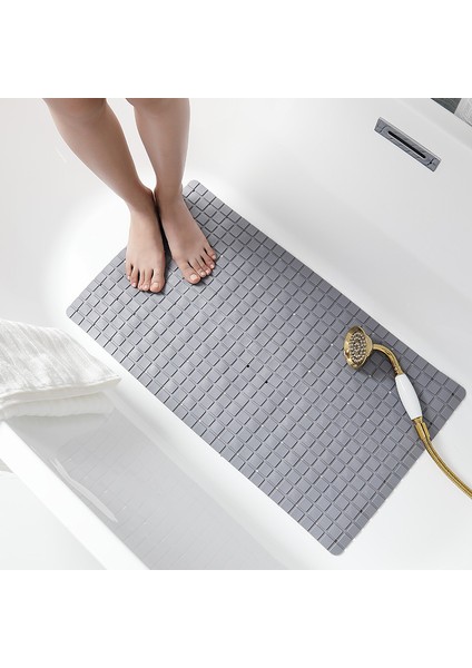 Kayısı Rengi 400 mm x 710 mm Kalınlık Pvc Banyo Kaymaz Mat Banyo Duş Mat Yer Minderi Küvet Mat Masaj Mat Vantuz, Drenaj Deliği (Yurt Dışından) modelleri