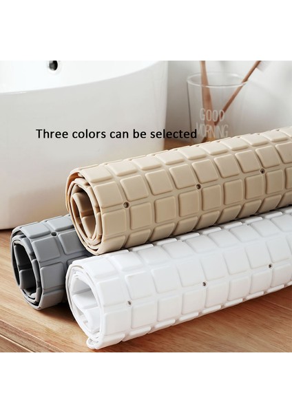 Kayısı Rengi 400 mm x 710 mm Kalınlık Pvc Banyo Kaymaz Mat Banyo Duş Mat Yer Minderi Küvet Mat Masaj Mat Vantuz, Drenaj Deliği (Yurt Dışından) fırsatları