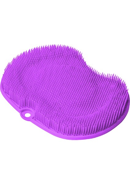 Mor Silika Jel Kaymaz Mat Ev Tembel Ayak Banyosu Ayak Fırçalama Fırçaları Ayak Peeling Vantuzlu Ayak Masaj Yastığı (Yurt Dışından)