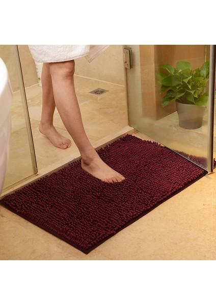 P 33X50 cm Tongdı Banyo Halı Paspas Yumuşak Duş Mikrofiber Şönil Anti-Atlama Sop Halı Dekorasyon Ev Banyo Oturma Mutfak Odası (Yurt Dışından)