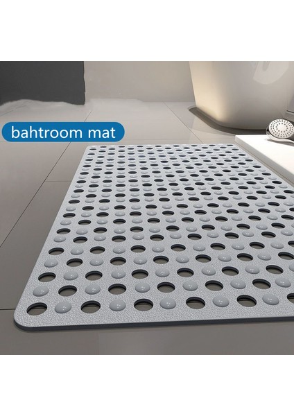 Açık Gri 45X80 cm Kaymaz Banyo Duş Mat Güvenlik Emme Banyo Tuvalet Ayak Pedi Çocuk Yaşlı Anti Düşen Zemin Halı Çevre Tatsız (Yurt Dışından) modelleri