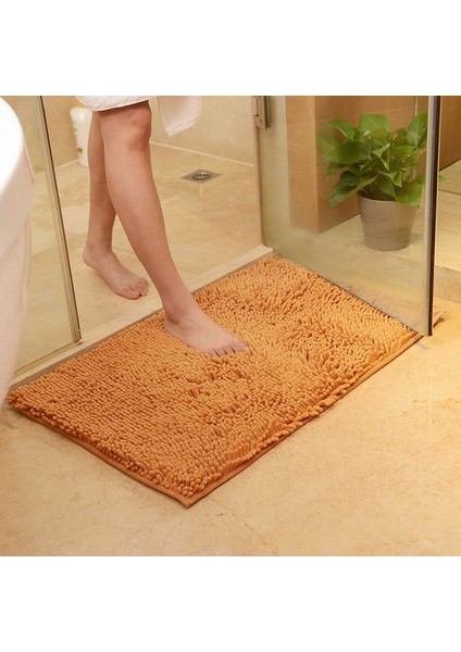 Şampanya Yaklaşık 70X140CM Kaymaz Banyo Paspası Banyo Halısı, Tapis Salle De Bain, Banyoda Mat Rahat Banyo Pedi, Büyük Boy Yatak Odası Banyo Halıları (Yurt Dışından)