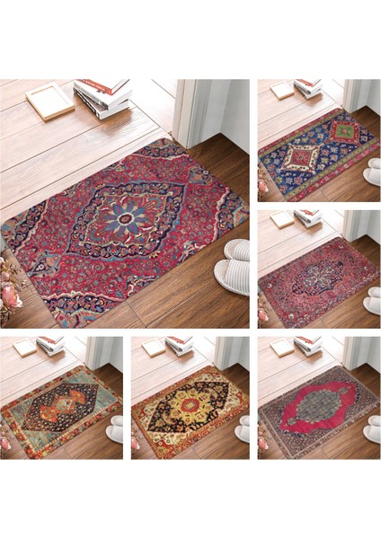 Vicky-Dd1-1 (67) 500MMX800MM Bohem Tarzı Paspas Giriş Dış Mekan Halıları Kaymaz Banyo Ayak Mat Mutfak Yatak Odası Koridor Uzun Kilim Giriş Paspası (Yurt Dışından)