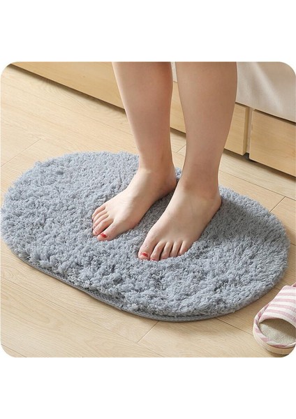Kahverengi Mikrofiber Banyo Rahat Banyo Pedi Kaymaz Mat Küvet Odası Oturma Odası Kapı Merdiven Ayak Paspaslar Yastık (Yurt Dışından)