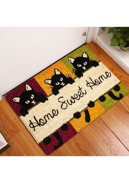 BJW-4060-211008 (14) 400MMX600MM Mutfak Halı Paspaslar Oturma Odası Için Hoş Geldiniz Mat Hayvan Sevimli Kedi Paspas Mutfak Mat Banyo Kaymaz Halı Kapı Halı (Yurt Dışından) fiyatları