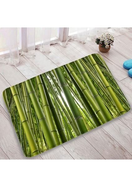 DD-978ZY 75X45CM-29.5X17.7IN Bambu Zen Taş Akışı Banyo Kaymaz Banyo Paspasları Mutfak Halıları Giriş Paspas Oturma Odası Başucu Zemin Halı Ev Dekor (Yurt Dışından)