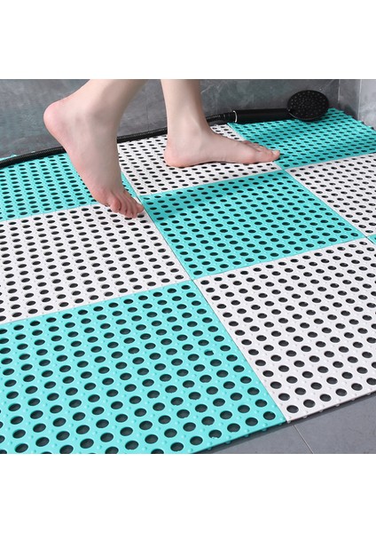 Çim Yeşili 30X30 cm Kaymaz Banyo Paspas Su Geçirmez Halı Banyo Halısı Kaymaz Emme Ayak Masaj Yastık Pedi Tuvalet Ekleme Zemin Duş Mat (Yurt Dışından) fiyatları
