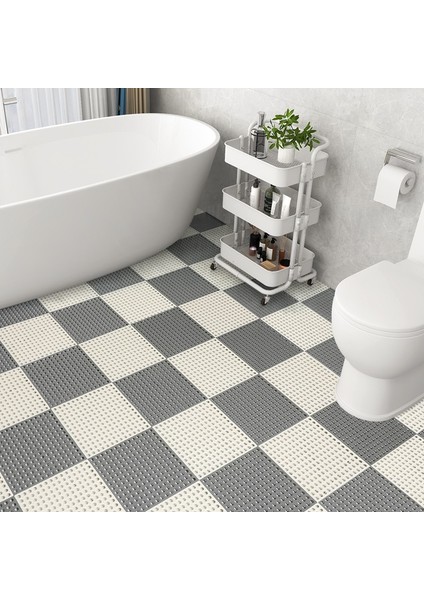 Çim Yeşili 30X30 cm Kaymaz Banyo Paspas Su Geçirmez Halı Banyo Halısı Kaymaz Emme Ayak Masaj Yastık Pedi Tuvalet Ekleme Zemin Duş Mat (Yurt Dışından) modelleri