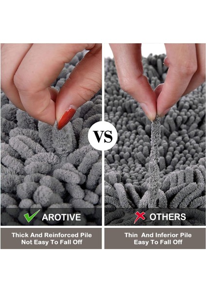 Stil 2 61CMX91CM Homaxy Şönil Banyo Paspas Kalınlaşmak Kaymaz Banyo Halısı Yumuşak Zemin Ayak Halı Emici Hızlı Kuru Mikrofiber Duş Pedi Dekor (Yurt Dışından) fırsatları