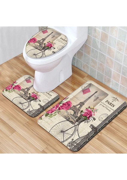 Au Batı Tarzı Tuvalet Paspas Çevre Dostu Banyo Paspas Halı Kulesi Scenic U Banyo Paspas Tuvalet Koltuk Mat Ev Dekor Için Paspas (Yurt Dışından) fırsatları