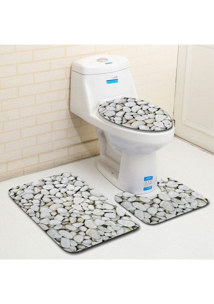 13 Kaymaz Banyo Paspasları Banyo Halısı Banyo 3D Taş Baskı Kaymaz Banyo Halısı Paspas Tuvalet Halısı Banyo Ürünleri (Yurt Dışından) fiyatları