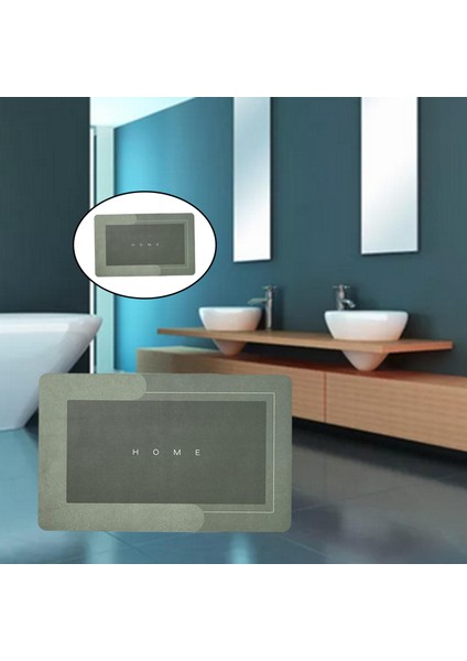 Dikdörtgen Bl 40X60 Süper Emici Banyo Paspas Çabuk Kuruyan Paspas Halı Kaymaz Tuvalet Halı Giriş Paspası Kapalı Giriş Veranda Için (Yurt Dışından) indirimleri