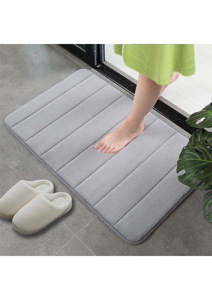Kahve 400 mm x 600 mm 12 Renk Ev Banyo Paspas Süper Emici Banyo Halıları Kilim Yumuşak Bellek Köpük Zemin Yatak Odası Tuvalet Zemin Duş Halısı Dekor (Yurt Dışından) modelleri