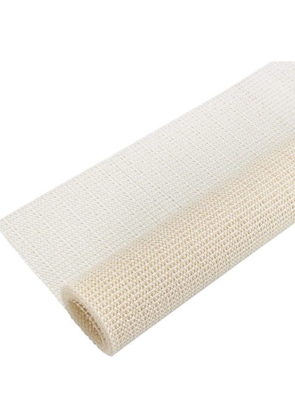 Bej 100X200 cm Ev Kaymaz Mat Çevre Koruma Pvc Kaymaz Örgü Pedi Yatak Tatami Yatak Yatak Serin Mat Kaymaz Artefakt (Yurt Dışından)