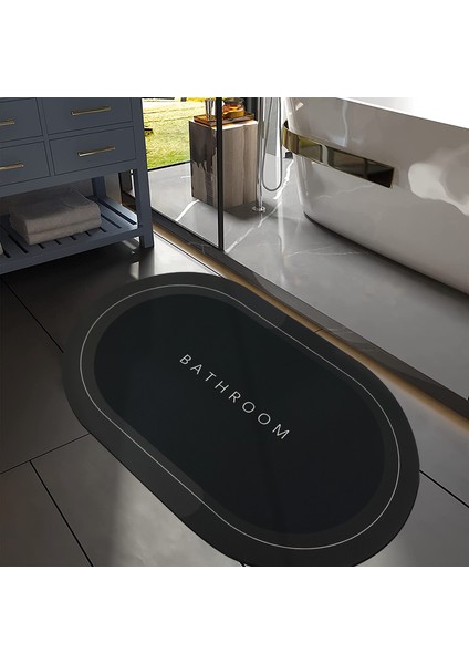 YS002-L1 50CMX80CM Süper Emici Banyo Paspası 31.4 "x 19.6" Hızlı Kuruyan Halı Kaymaz Zemin Mat Giriş Kapısı Mat Banyo Tuvalet Mutfak Halısı (Yurt Dışından) fiyatları