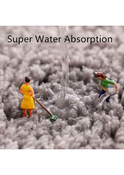 Hello-Gri 50X80CM Inyahome Duş ve Banyo Odası Çiçekli Zemin Mat Halı Kilimler Su Emici Kaymaz Yumuşak Mikrofiber Banyo Paspasları Makinede Yıkanabilir (Yurt Dışından) fiyatları