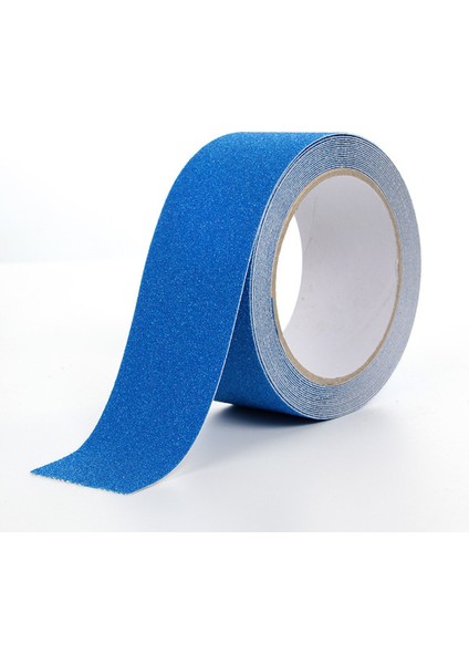 Mavi 25MM x 500CM 5m Kaymaz Bant Dış Mekan Kaymaz Çıkartmalar Yüksek Sürtünme Kaymaz Çekiş Bandı Merdiven Güvenliği Basamağı Adımı Için Aşındırıcı Yapıştırıcı (Yurt Dışından)