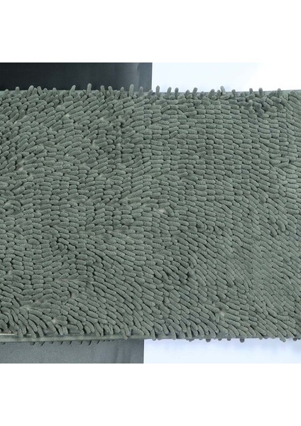 Gri 70X140 cm 28X55 Inç Yinzam Lüks Banyo Paspas Dekorasyon Kaymaz Banyo Halısı Süper Su Emici Şönil Halı Duş Için Ayak Paspasları (Yurt Dışından)