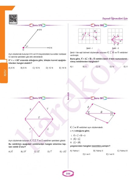 AYT Öncesi Çözülmesi Gereken Son 900 Soru-Sayısal modelleri