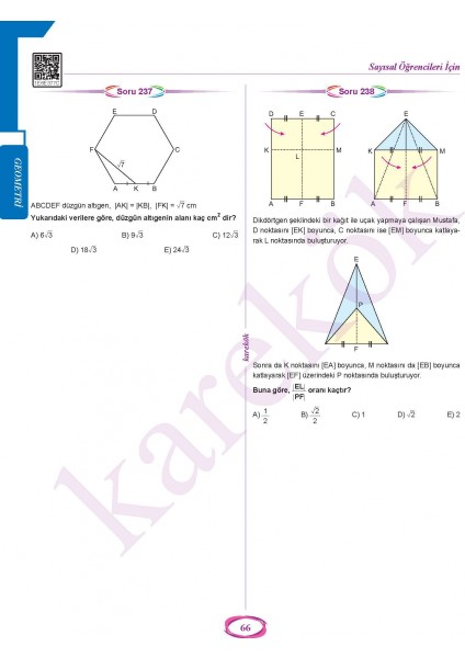 AYT Öncesi Çözülmesi Gereken Son 900 Soru-Sayısal fırsatları