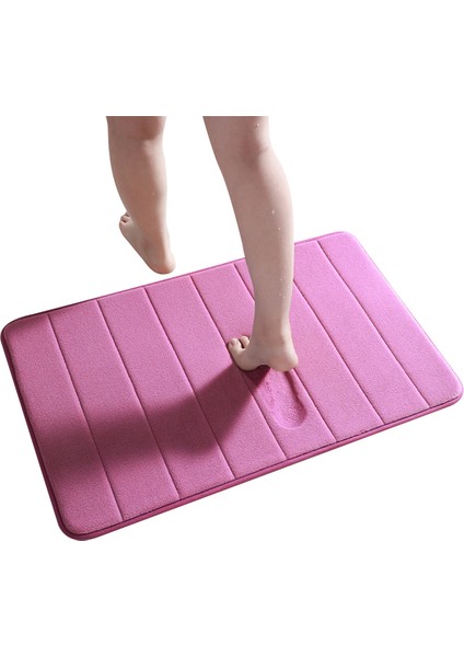07 40-60 cm Düz Renk Banyo Paspas Kadife Kalınlaşmak Büyük Halılar Banyo Paspas Banyo Halı Seti Banyo Halısı Su Emme Kaymaz Halı (Yurt Dışından)